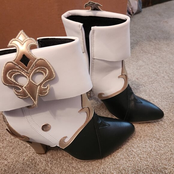 Shoes - NEW Clorinde Genshin Impact Boots Cosplay Womens 39 = 8.5/9 US